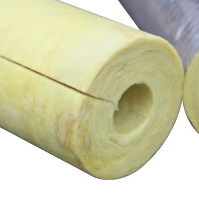 Glass Wool Pipe Insulation with Aluminium Cloth Facing for Outdoor Applications
