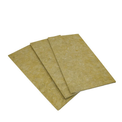 Aluminum Foil Faced Rockwool Composite Board - Fireproof and Acoustic Insulation Panel