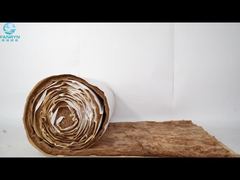 NEU - braune Glaswolle-Decke mit weißer Beschichtung